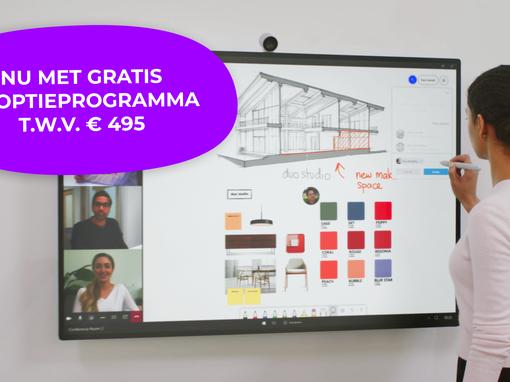 De populaire Surface Hub 2 nu met gratis adoptieprogramma t.w.v. € 495