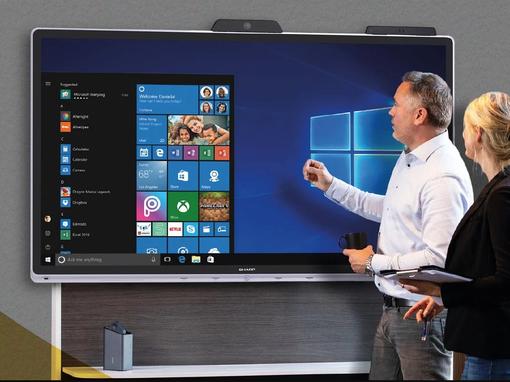Sharp en Microsoft introduceren Windows Collaboration Display