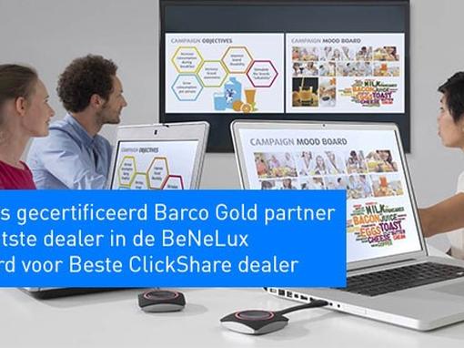 Try & Buy - test de Barco ClickShare 4 weken gratis
