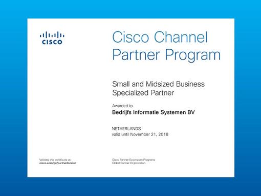 Small and Midsize Business Specialization van Cisco opnieuw verlengd