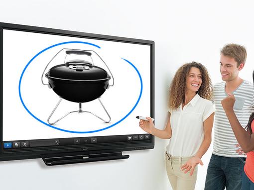 Zomeractie! Gratis Weber Smokey Joe bij Sharp Touchscreen