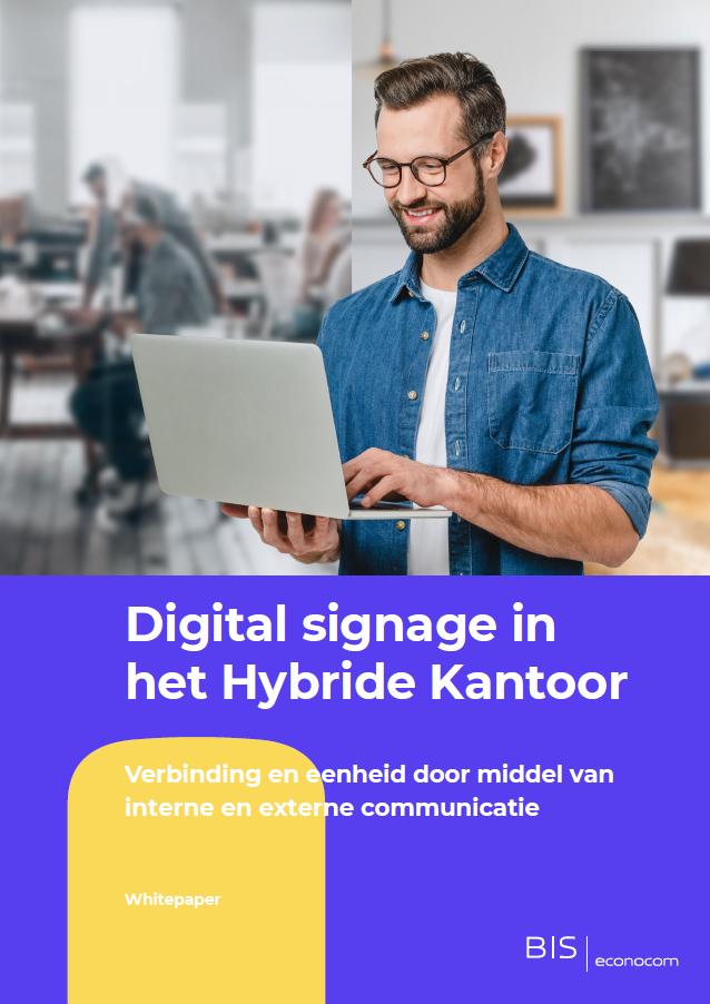 Hartelijk dank voor je interesse! <br><br>Je bent nog één klik verwijderd van de whitepaper Digital Signage in een hybride kantoor.