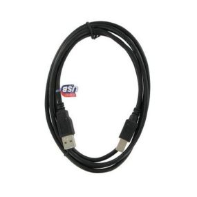 USB 2.0 A/B inst cable 1.8m M/M black
