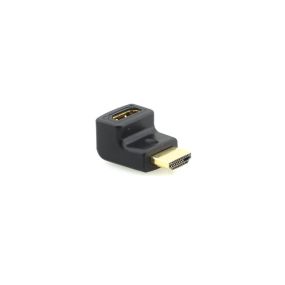 HDMI right angle adapter M/F black