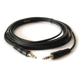 Minijack 3,5mm audio inst cable 0.9m M/M black