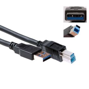 USB 3.0 A male - USB B male 5 meter