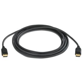Displayport Ultra flex cable 0.9m M/M zwart
