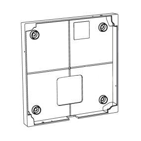 Evoko Naso Glass Wall mounting kit