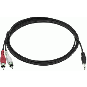 MJ naar RCA audio kabel 15.2m M/M black