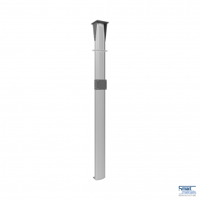 Vloer plafond kolom (Heavy Duty Serie) 3000mm max.90 " 100kg