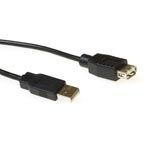USB 2.0 A/A inst cable  0.5m M/F black
