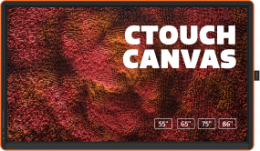CTOUCH Canvas 55" Regel Orange Touchscreen