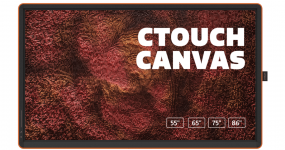 CTOUCH Canvas 75" Midnight Grey Touchscreen