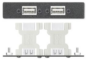 Extron two USB A female to USB B female Adap.bl