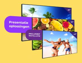 Presentatie-oplossingen Grote ruimtes - 65 inch 4K